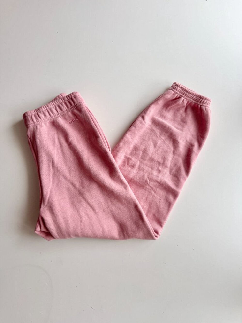 Urban Outfitters OUT FROM UNDER Pink Cotton Fleece Jogger Sweatpants, Size S